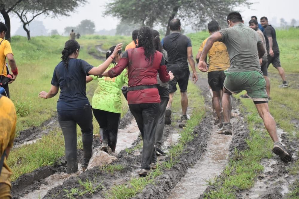 Working Journalists' Mud Run Sports Meet